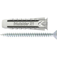 TASSELLO NYLON X1 VITE FRIULSIDER - VITE TSP CAVA PZ X1 10 CF=PZ 25- 1 confezioni