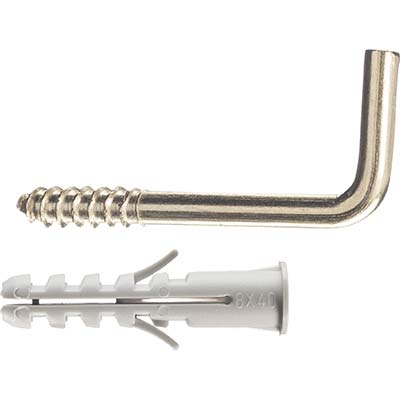 TASSELLO NYLON EP GO 4 ELEMATIC - GANCIO QUADRO OTTONATO CF=PZ 10- 10 confezioni