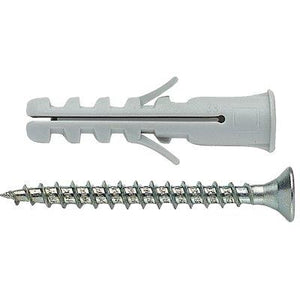 TASSELLO NYLON EB/VA ELEMATIC - VITE TSP CAVA PZ BORDATO EB/VA  5 CF=PZ 100- 1 confezioni