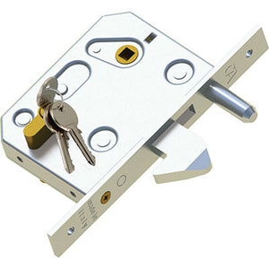 SERRATURA CANCELLO INFILARE 350 COMBI  B.Q ZINC F.MM 25 C.SAGOM M1+Q8 E.MM 60