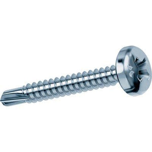 VITE AUTOPERFORANTE TC DRILLEX MUSTAD - CAVA PH ZINC BIANCA/CHROM MM 4,8X70 CF=PZ 200- 1 confezioni