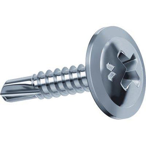 VITE AUTOPERFORANTE TPL DRILLEX MUSTAD - CAVA PH ZINC BIANCA/CHROMITING MM 4,2X13 CF=PZ 500- 1 confezioni