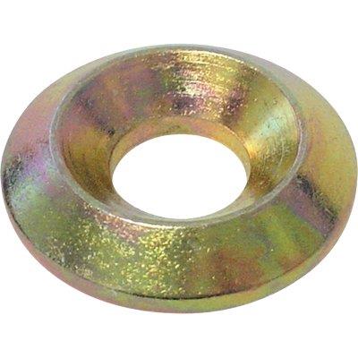 RONDELLA X VITE LEGNO PORTANTE WOOD - ZINCATA GIALLA MM  8X25 CF=PZ 100- 1 confezioni