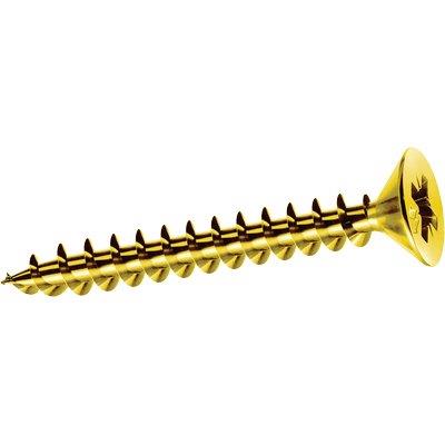 VITE TRUCIOLARE TSP OTTONATA PANELVIT MUSTAD - CAVA PZ FILETTO INTERO MM 4,0X40 CF=PZ 500- 1 confezioni