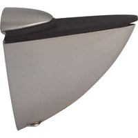 REGGIVETRO A MORSETTO SOLE - ZAMA CROMO SATINATO MM 55X45 S. MAX MM 20- 6 pezzi