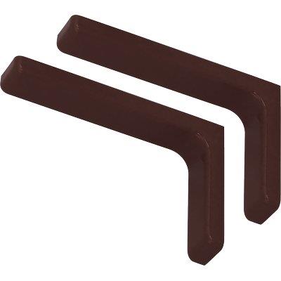 REGGIMENSOLA RICOPERTA LEONARDO BOLIS - ACCIAIO/PLASTICA MARRONE MM 120X80 CF=PZ 2- 5 confezioni