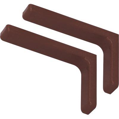 REGGIMENSOLA RICOPERTA LEONARDO BOLIS - ACCIAIO/PLASTICA CILIEGIO MM 120X80 CF=PZ 2- 5 confezioni