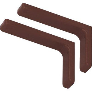 REGGIMENSOLA RICOPERTA LEONARDO BOLIS - ACCIAIO/PLASTICA CILIEGIO MM 180X114 CF=PZ 2- 5 confezioni