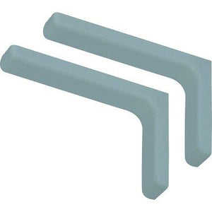 REGGIMENSOLA RICOPERTA LEONARDO BOLIS - ACCIAIO/PLASTICA BIANCO MM 180X114 CF=PZ 2- 5 confezioni