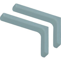 REGGIMENSOLA RICOPERTA LEONARDO BOLIS - ACCIAIO/PLASTICA BIANCO MM 240X144 CF=PZ 2- 5 confezioni