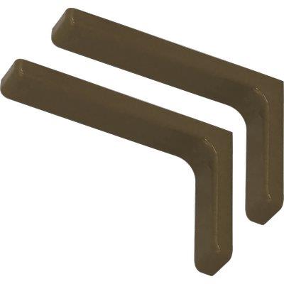 REGGIMENSOLA RICOPERTA LEONARDO BOLIS - ACCIAIO/PLASTICA ROVERE MM 240X144 CF=PZ 2- 5 confezioni