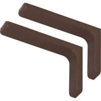 REGGIMENSOLA RICOPERTA LEONARDO BOLIS - ACCIAIO/PLASTICA NOCCIOLA MM 240X144 CF=PZ 2- 5 confezioni