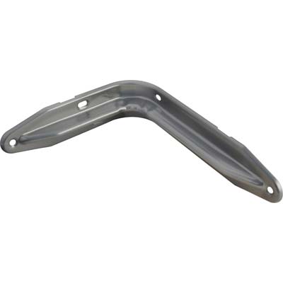 REGGIMENSOLA EUROPA BOLIS - ACCIAIO NERVATO VERNICIATO ARGENTO MM 240X150- 10 pezzi