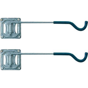 GANCIO PORTA BICI LUNGO 821 MINUTEX - ACCIAIO ZINCATO CON GUAINA CM 37 CF=PZ 2- 1 confezioni