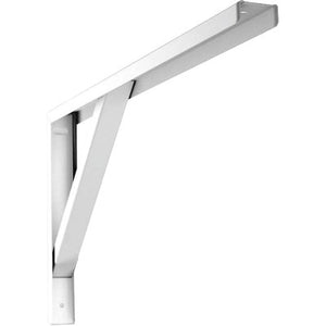 REGGIMENSOLA RIPOSTIGLIO ROBUSTA BOLIS - ACCIAIO VERNICIATO BIANCO MM 400X205- 6 pezzi