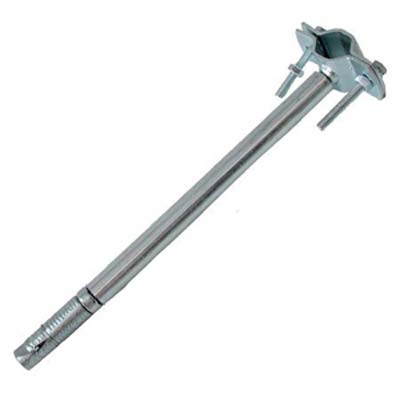 ZANCA ANTENNA A TASSELLARE  ACCIAIO ZINCATO L.CM 25,5 MM 25/50