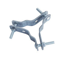 RALLA TRIS CONTROVENTATURA ANTENNA - ACCIAIO ZINCATO PALO MM 25/50 CM 8,5X8,5- 5 pezzi