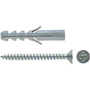 TASSELLO NYLON S-V FISCHER - VITE TSP CAVA PZ S  8 V CF=PZ 50- 1 confezioni