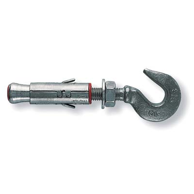 TASSELLO ACCIAIO SLM GANCIO FORGIATO FISCHER - SLM  6 GANCIO- 50 pezzi