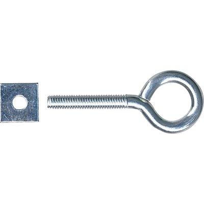 OCCHIOLO FILETTATO + DADO QUADRO PUCCIONI - ZINCATO MDO M 8X60 MM 20X60XM8 CF=PZ 100- 1 confezioni