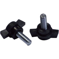 VOLANTINO MASCHIO A FARFALLA - IN ABS PERNO MM 6X15- 25 pezzi