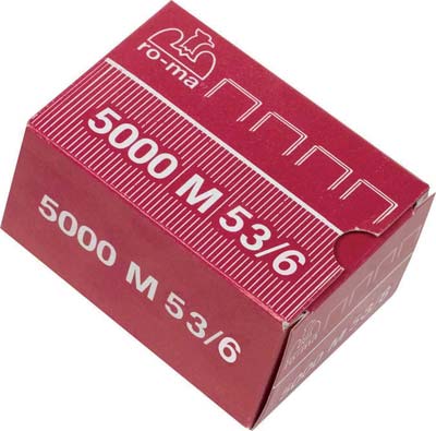 PUNTO 53 X FISSATRICE RO-MA - M 53/ 6 ZINCATO CF=PZ 5000 MM 10,15X6- 2 confezioni