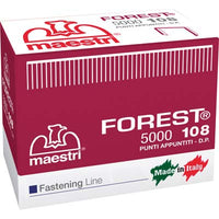 PUNTO FOREST 108 X FISSATRICE RO-MA - ZINCATO CF=PZ 5000 MM 10,05X8- 2 confezioni