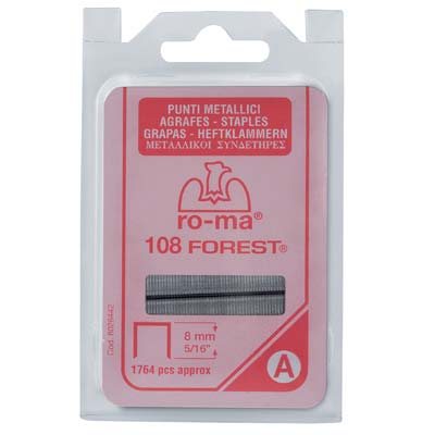 PUNTO FOREST 108 X FISSATRICE SELF RO-MA - ZINCATO CF=PZ 1.764 MM 10,05X8- 3 confezioni