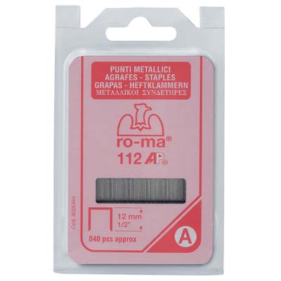 PUNTO AP X FISSATRICE SELF RO-MA - AP 112 ZINCATO CF=PZ 840 MM 10,05X12- 3 confezioni
