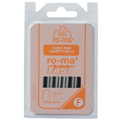 PUNTO 88 X FISSATRICE FISSACAVO M88 RO-MA - 88/12 ZINCATO MM 6,6X12- 1 confezioni