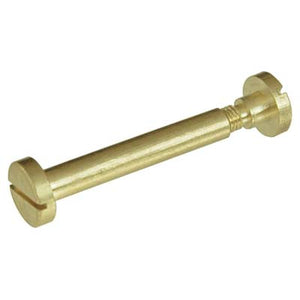 VITE GIUNZIONE MOBILI CANNOCCHIALE OTTONE - ORO LUCIDO MM 6 VITE M 5 MM 40- 50 pezzi