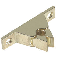 FERMAPORTA A PINZA - OTTONE LUCIDO MM 60X14 H.MM 30- 10 pezzi