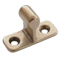 INCONTRO FERMAPORTA A PINZA AD AVVITARE - MM 14X34 H.MM 24 OTTONE LUCIDO- 10 pezzi