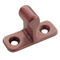 INCONTRO FERMAPORTA A PINZA AD AVVITARE - MM 14X34 H.MM 24 OTTONE BRONZATO- 10 pezzi