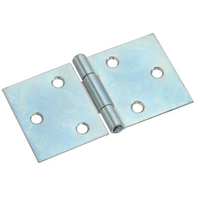 CERNIERA RETTANGOLARE PESANTE 816 VALTOCE - ACCIAIO ZINCATO PERNO FISSO MM 42X80X1,5- 24 pezzi