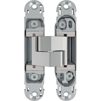 CERNIERE OVALI INVISIBILI ECLIPSE 3.2 AGB  ACCIAIO NICHELATO MM 114X22,8