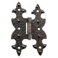 CERNIERA A BANDELLA DOPPIO T + COLLO - F.BATTUTO NERO SFUMATO COLLO MM 12 MM 70X45- 10 pezzi