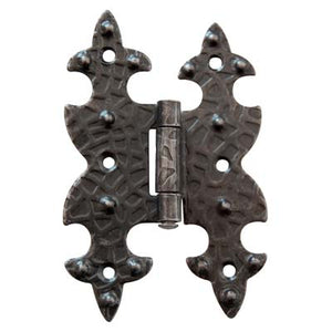 CERNIERA A BANDELLA DOPPIO T + COLLO - F.BATTUTO NERO SFUMATO COLLO MM 12 MM 70X45- 10 pezzi