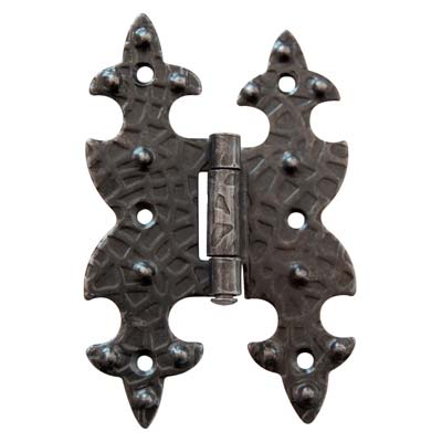 CERNIERA A BANDELLA DOPPIO T + COLLO - F.BATTUTO NERO SFUMATO COLLO MM 12 MM 70X45- 10 pezzi