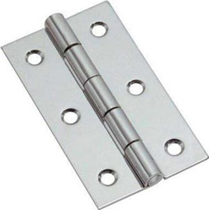 CERNIERA STRETTA 3323 VALTOCE - INOX PERNO FISSO MM 50X30X1,0- 24 pezzi