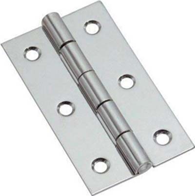 CERNIERA STRETTA 3323 VALTOCE - INOX PERNO FISSO MM 50X30X1,0- 24 pezzi