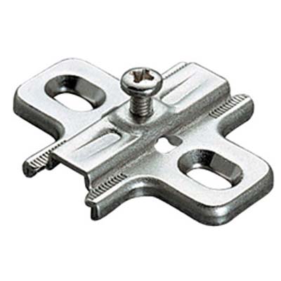 BASETTA CERNIERA INCASSO B2V3H SALICE - ACC NICH H.MM 0 MM 37X32- 20 pezzi