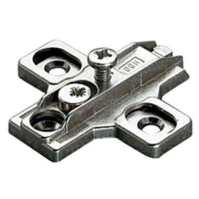 BASETTA CERNIERA INCASSO B2R3E SALICE - ZAMA NICH REGISTRABILE H.MM 0 MM 37X32- 10 pezzi