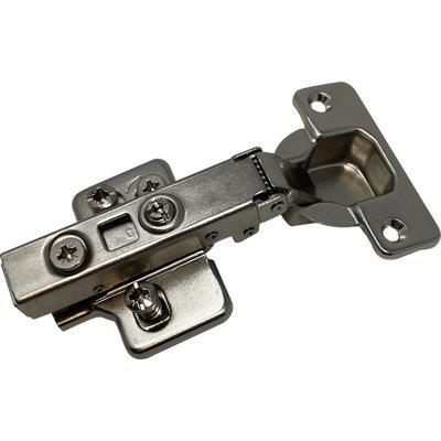 CERNIERA INCASSO 94  ° RALLENTATA + BASETTA - COLLO  0 ACC NICH F.MM 35X11 REGISTRABILE- 10 pezzi