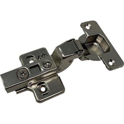 CERNIERA INCASSO 94  ° RALLENTATA + BASETTA - COLLO 17 ACC NICH F.MM 35X11 REGISTRABILE- 10 pezzi