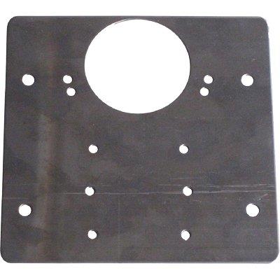 PIASTRA RIPARAZIONE X CERNIERE INCASSO 645 MINUTEX - ACCIAIO ZINCATO MM 90X90 SP. MM 1+FORO DIAM.MM 35- 12 pezzi