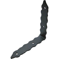 ANGOLARE GAZEBO RINFORZO PIEGATO 90  ° 376  ACCIAIO VERNICIATO GRAFITE S.MM 55 MM 200X42