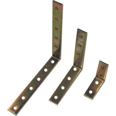 ANGOLARE GAZEBO RINFORZO PIEGATO 90  ° PESANTE 867 - ZINCATO GIALLO S.MM 40 MM 100X100X20- 25 pezzi