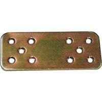 GIUNZIONE GAZEBO PESANTE DRITTA 789 - ZINCATA GIALLA S.MM 2,5 MM  90X40- 50 pezzi