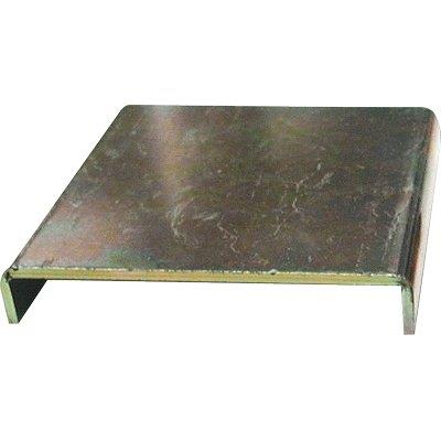 PIASTRA ALZA PILASTRO GAZEBO 855 - ZINCATA GIALLA S.MM 3,0 MM 119X119- 4 pezzi